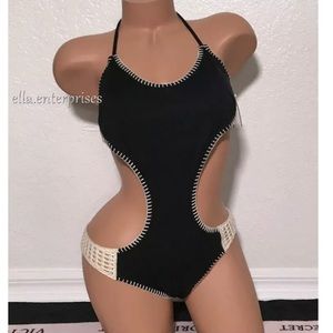 VS Surf Crochet Monokini One Piece Bathing Suit